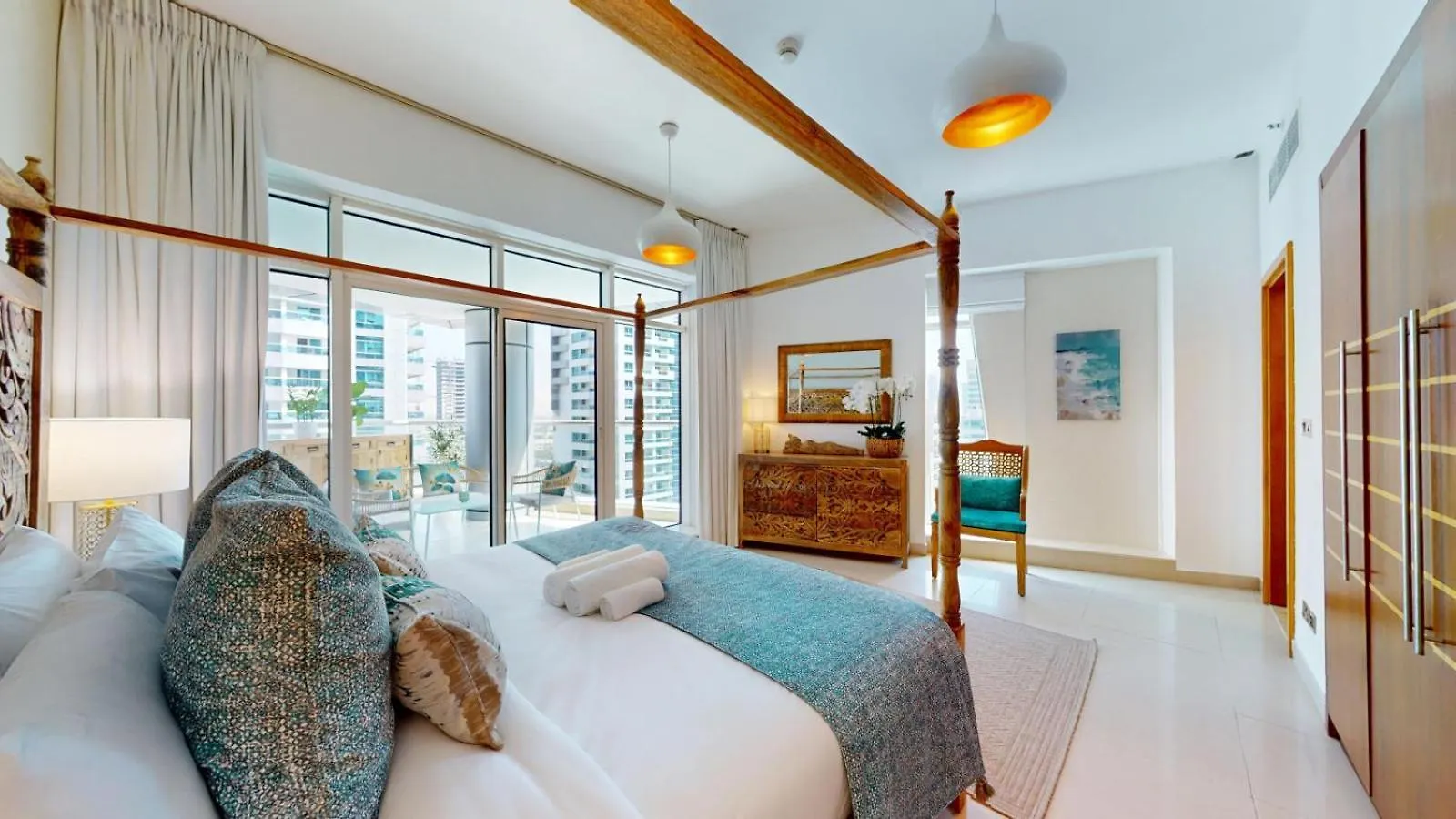 Apartmán Trident Bayside - Beautiful Two Bed In The Marina Dubaj